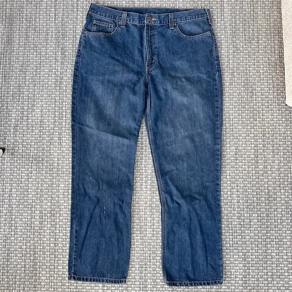 Carhartt Mens Relaxed Fit Holter Jeans Sz 38x32